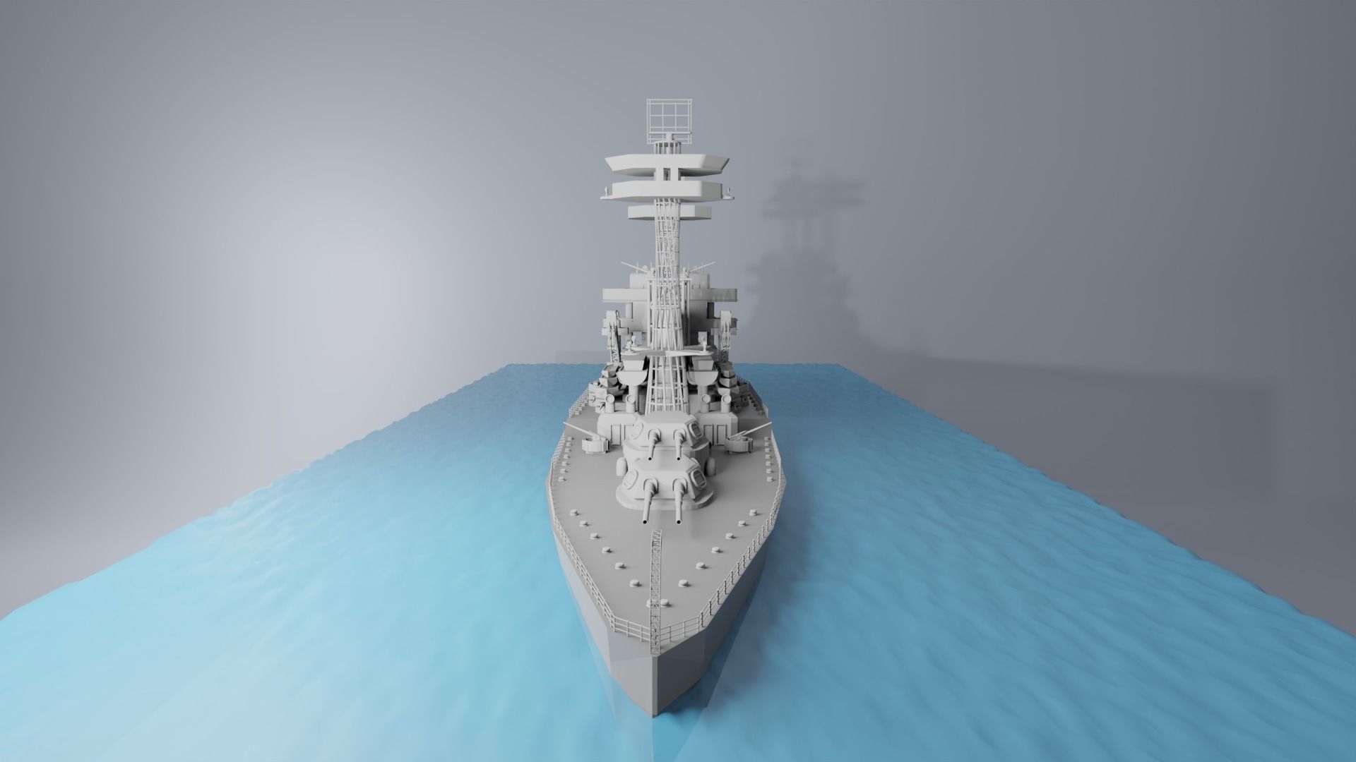 Warship 3D print model_16