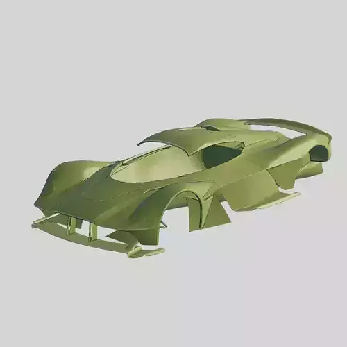 Aston Martin Valkyrie 2018 Printable Body