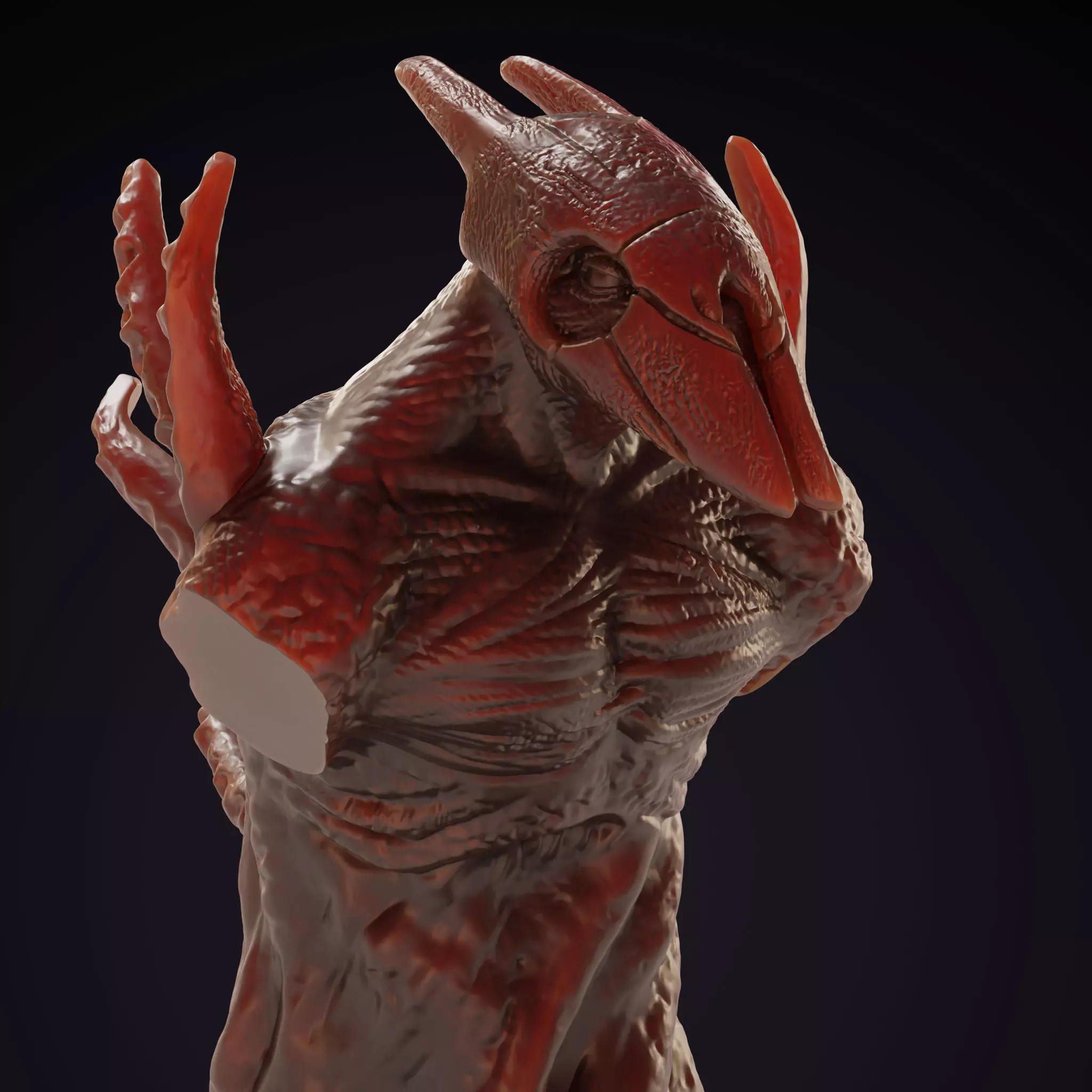 Pawn Dire Creep Dota 2 Chess Piece 3D print model_0