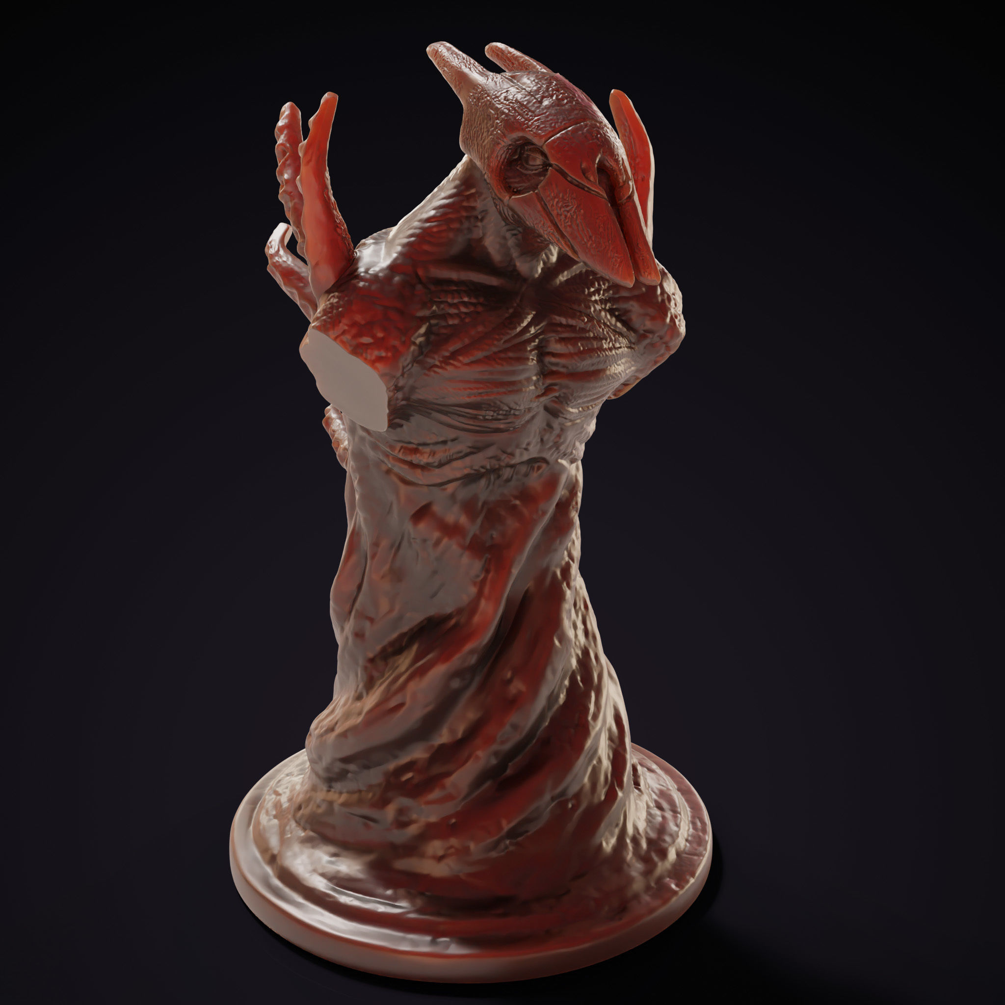 Pawn Dire Creep Dota 2 Chess Piece 3D print model_1