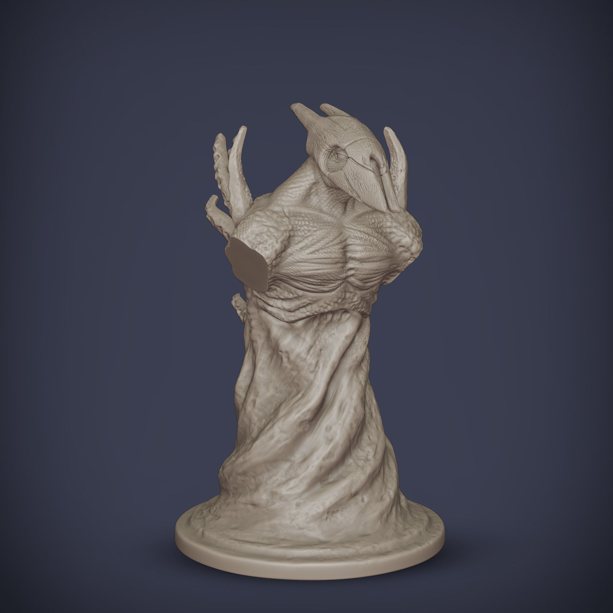 Pawn Dire Creep Dota 2 Chess Piece 3D print model_3