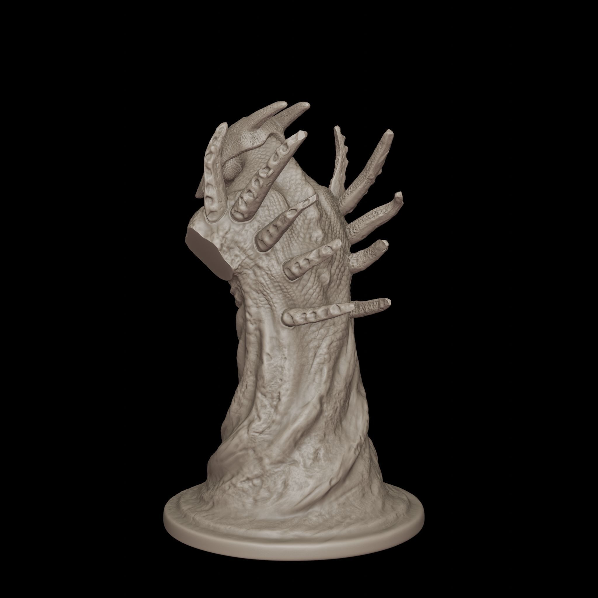 Pawn Dire Creep Dota 2 Chess Piece 3D print model_11