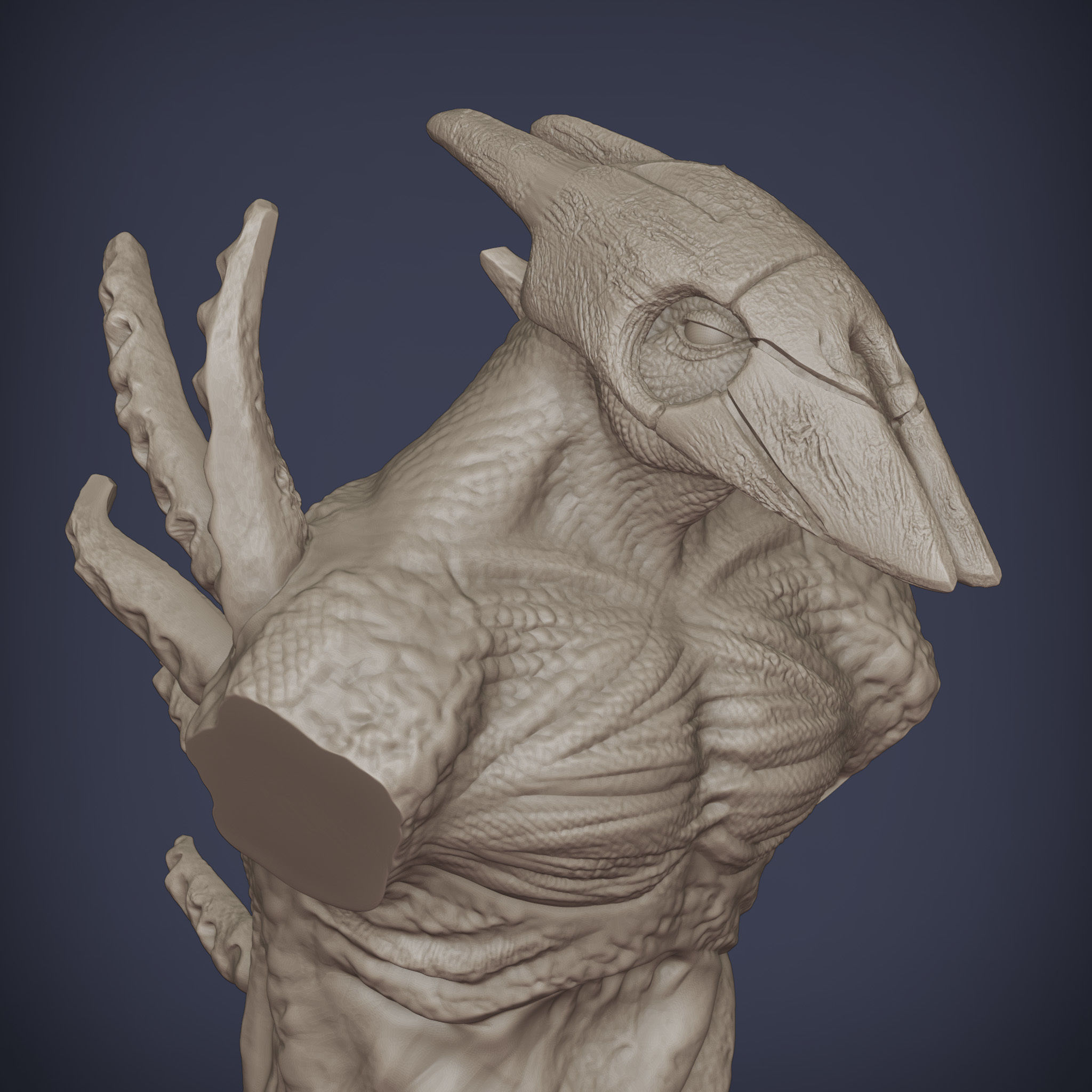 Pawn Dire Creep Dota 2 Chess Piece 3D print model_2