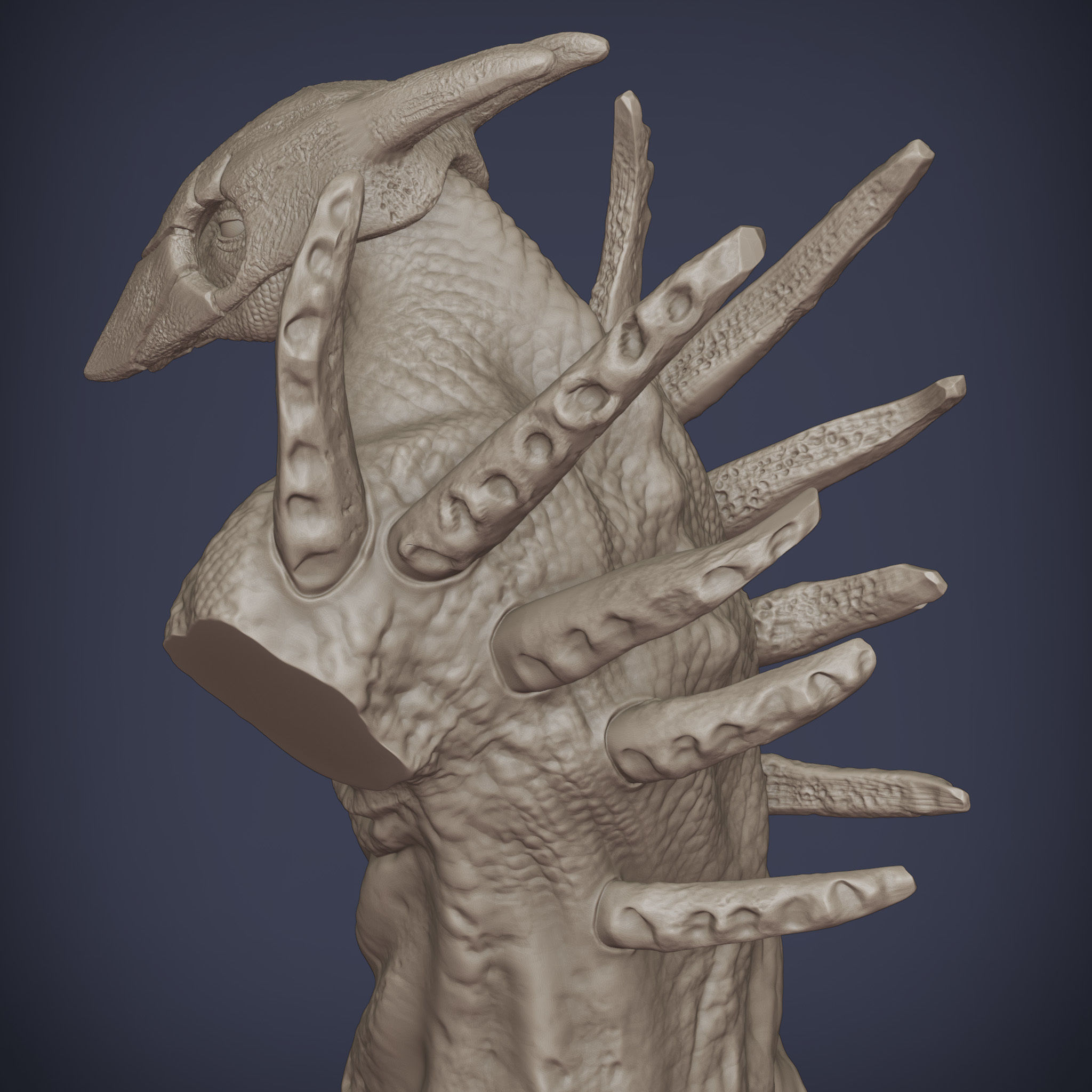 Pawn Dire Creep Dota 2 Chess Piece 3D print model_4