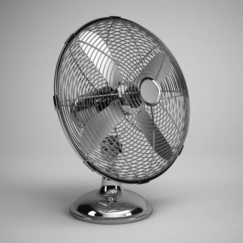 Desk Fan 03 3D model_0