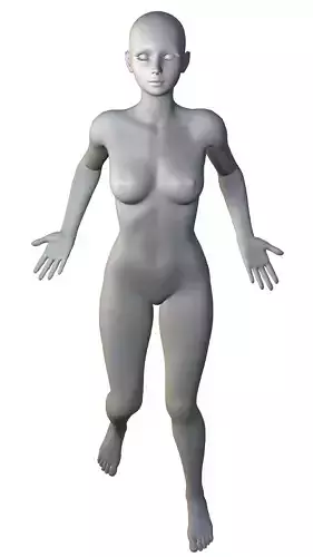 Simple Female Basemesh