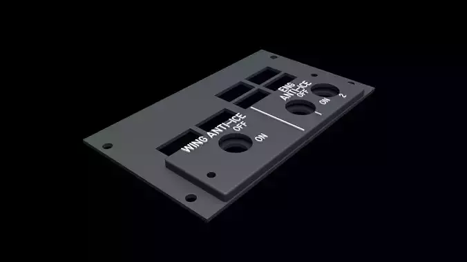 BOEING 737 OVERHEAD - ANTI ICE PANEL