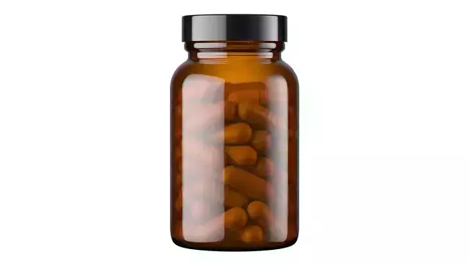 Pills Bottle 3D model