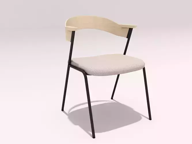 Danis Short Arm Chair 3D print model