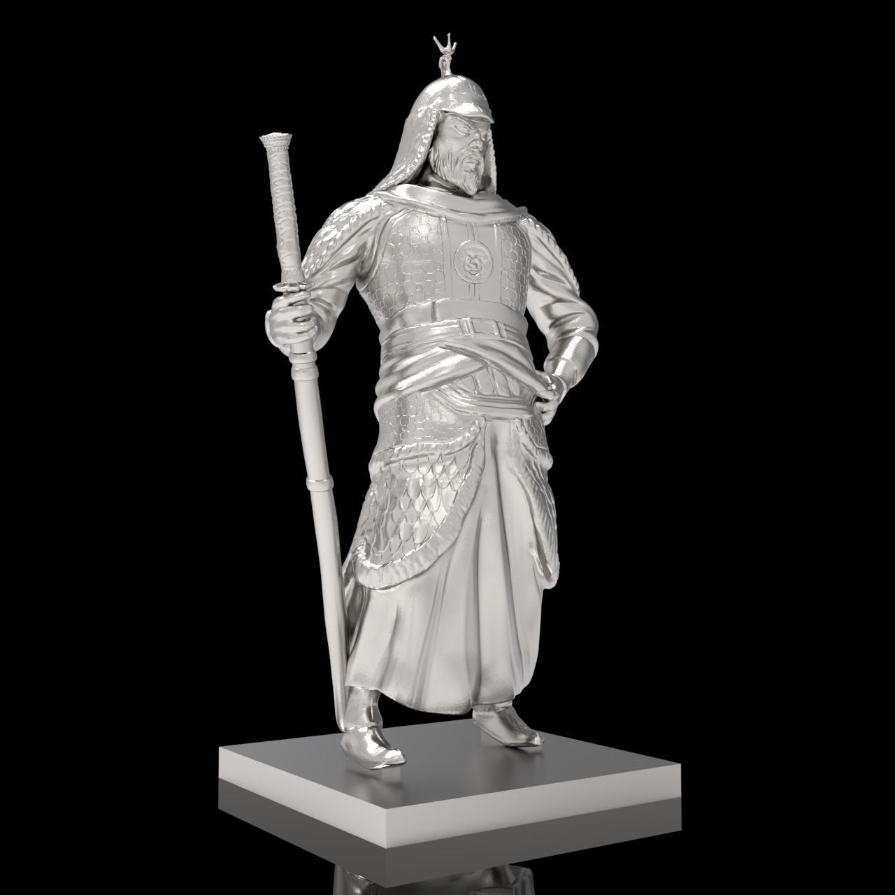 Admiral Yi Sun-Shin A Korean Hero Who Defeated Japan s Navy 3D print model_9