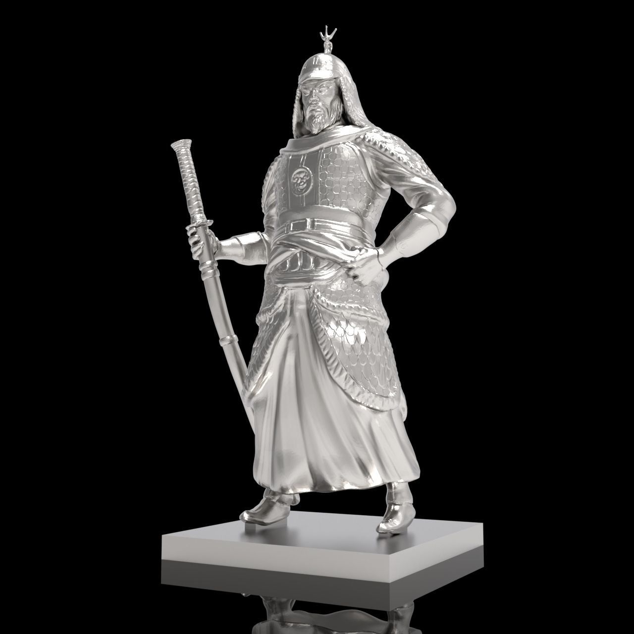 Admiral Yi Sun-Shin A Korean Hero Who Defeated Japan s Navy 3D print model_2
