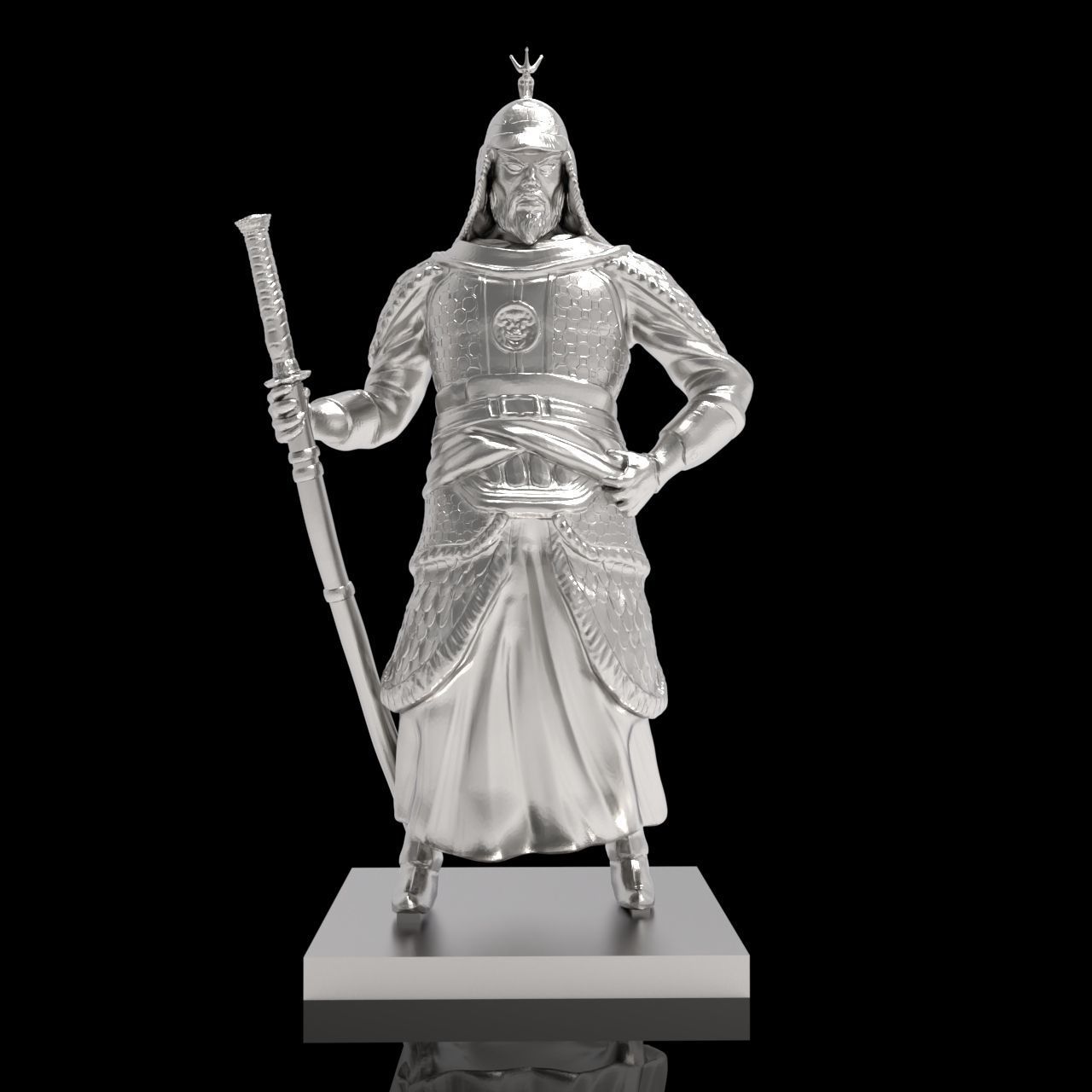 Admiral Yi Sun-Shin A Korean Hero Who Defeated Japan s Navy 3D print model_3