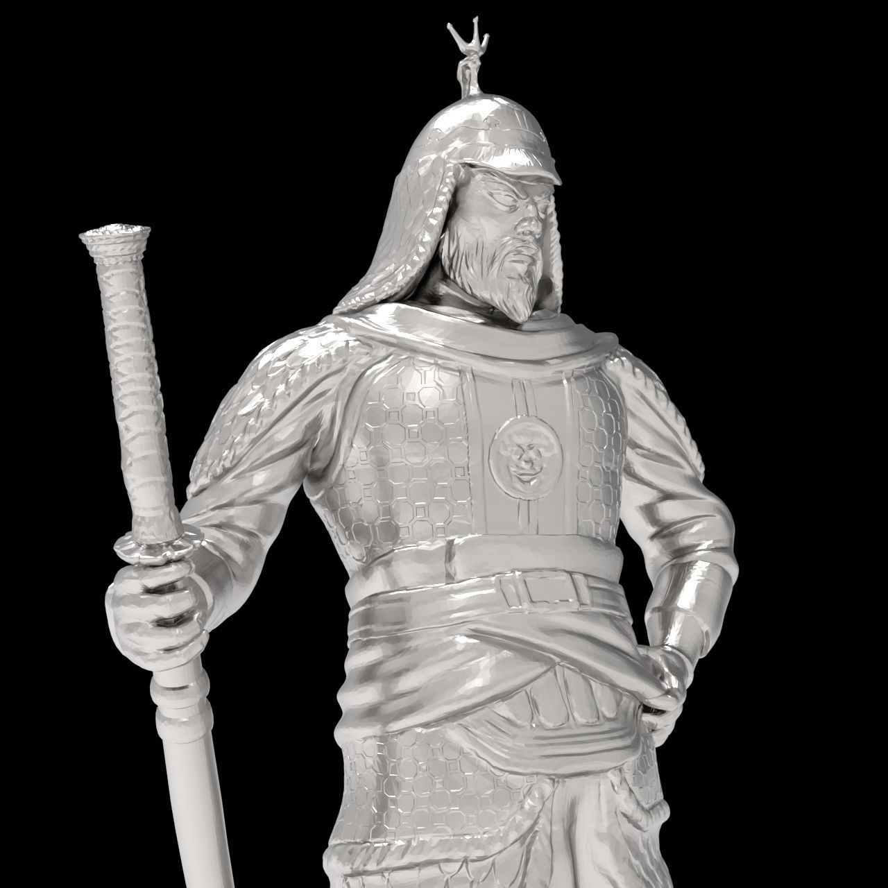 Admiral Yi Sun-Shin A Korean Hero Who Defeated Japan s Navy 3D print model_10