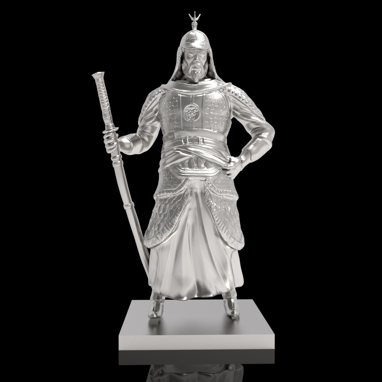 Admiral Yi Sun-Shin A Korean Hero Who Defeated Japan s Navy 3D print model_1