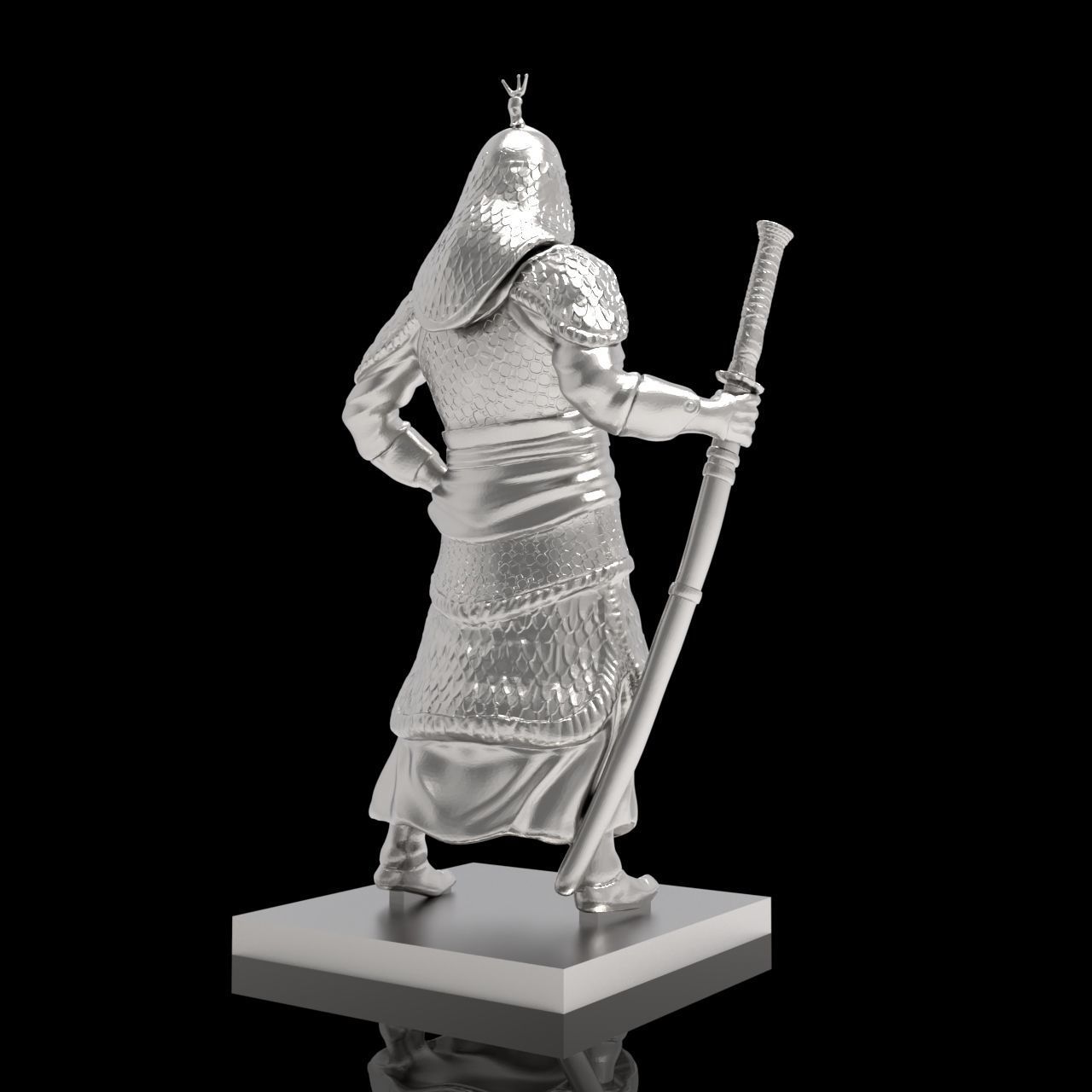 Admiral Yi Sun-Shin A Korean Hero Who Defeated Japan s Navy 3D print model_7