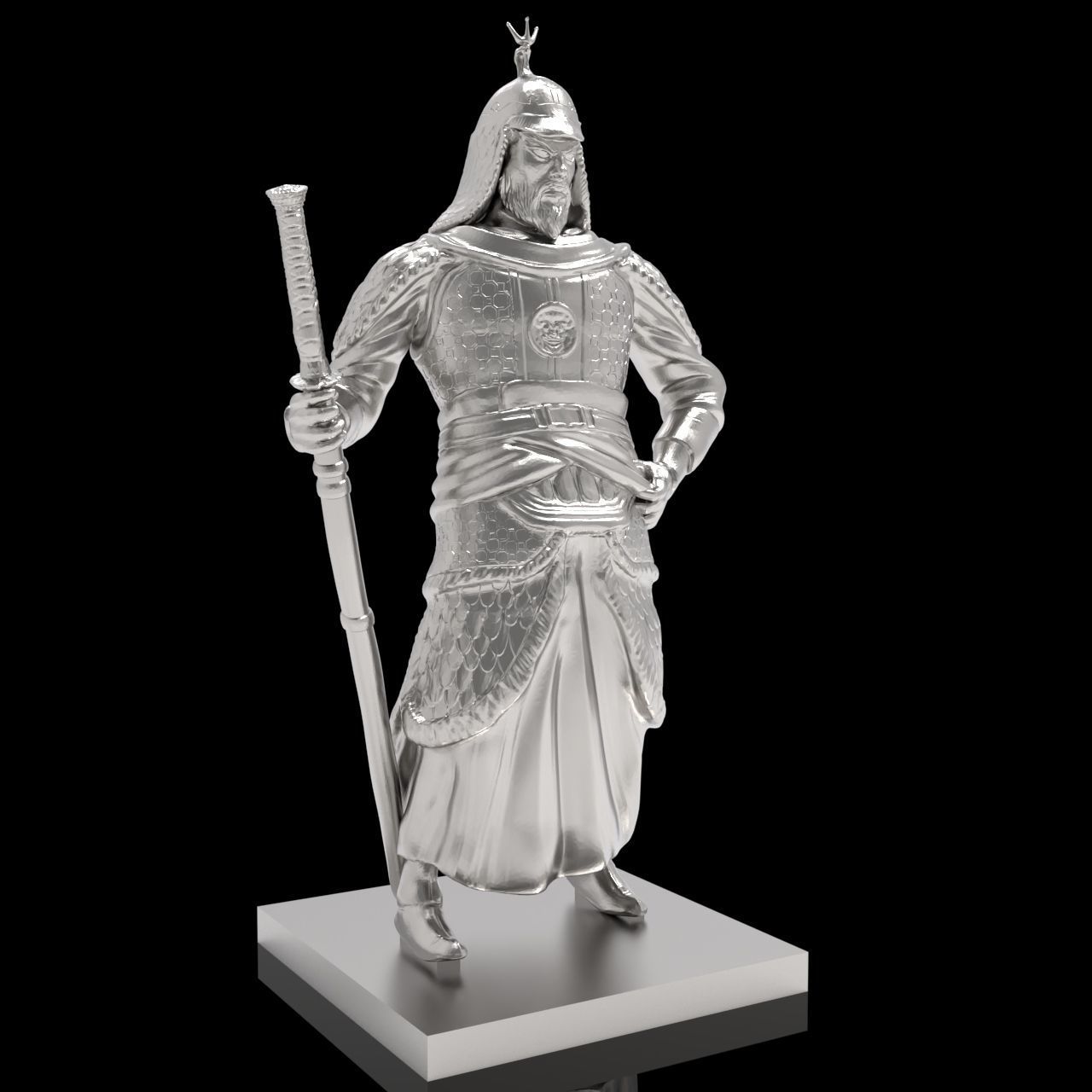 Admiral Yi Sun-Shin A Korean Hero Who Defeated Japan s Navy 3D print model_4