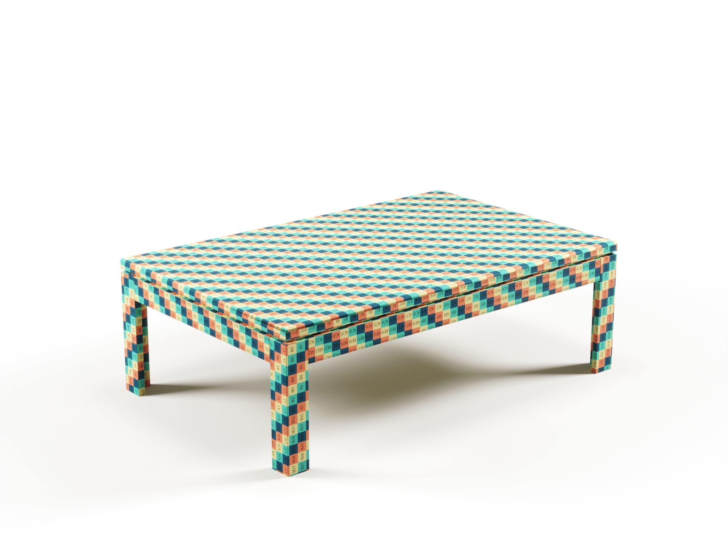 Modern Office Coffee Table 2 For Director Free 3D model_3