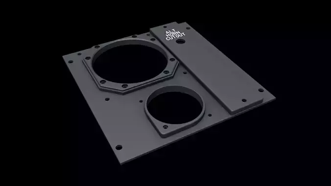 BOEING 737 OVERHEAD - CABIN PRESSURE PANEL