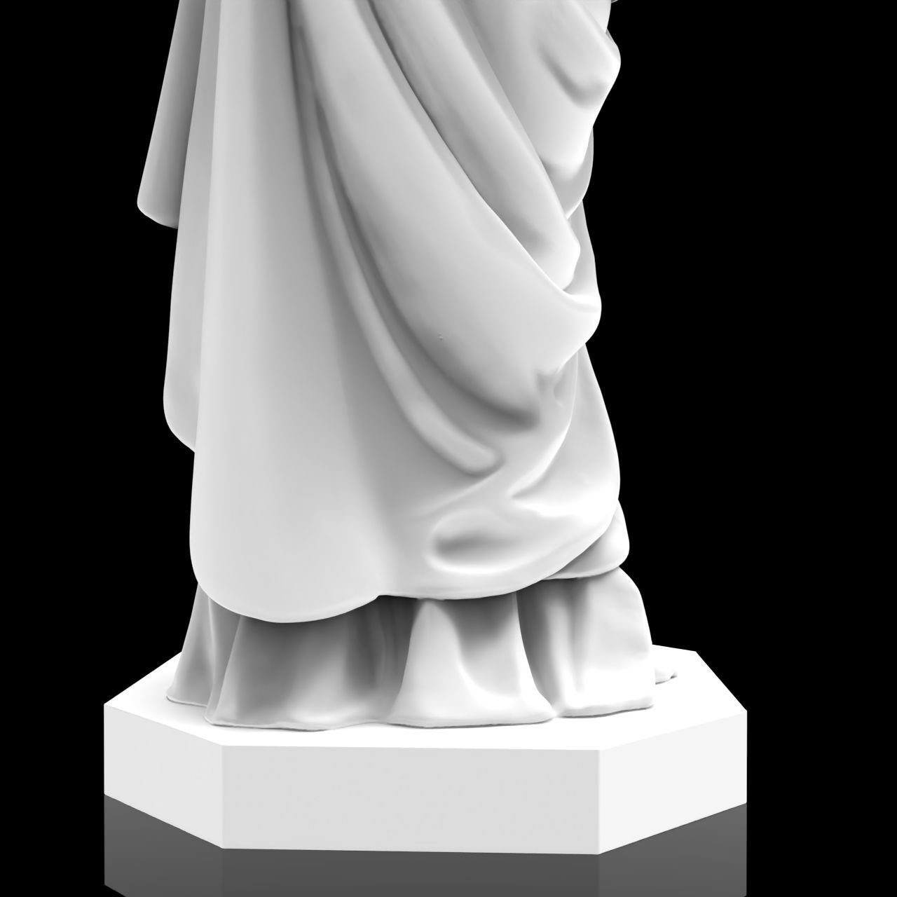 Jesus Christian Missionary High Precision Portrait Sculpture 3D print model_17