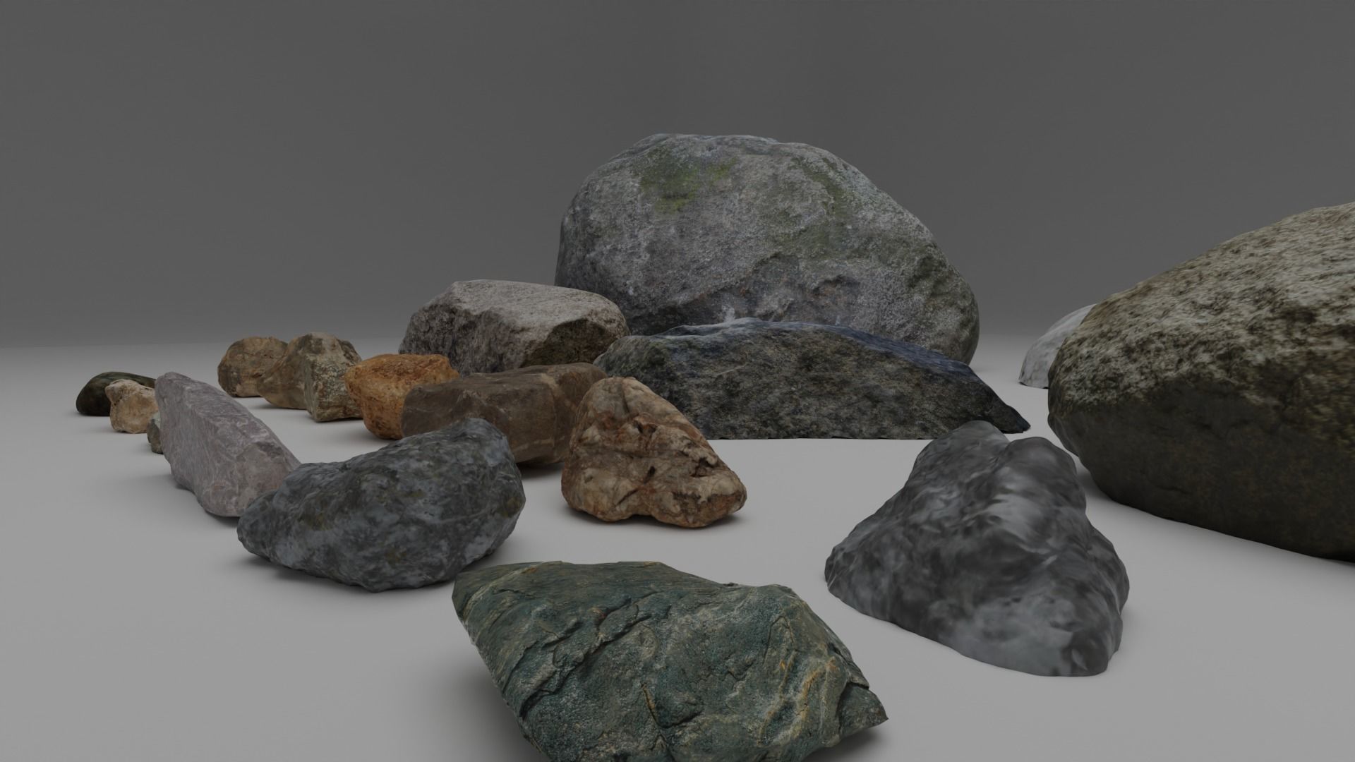 rock asset 3D model_3