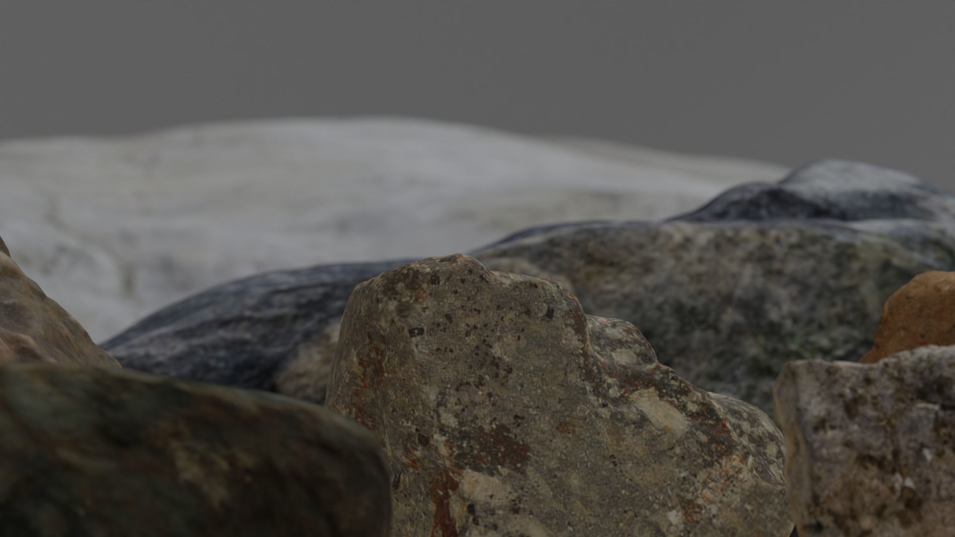 rock asset 3D model_2