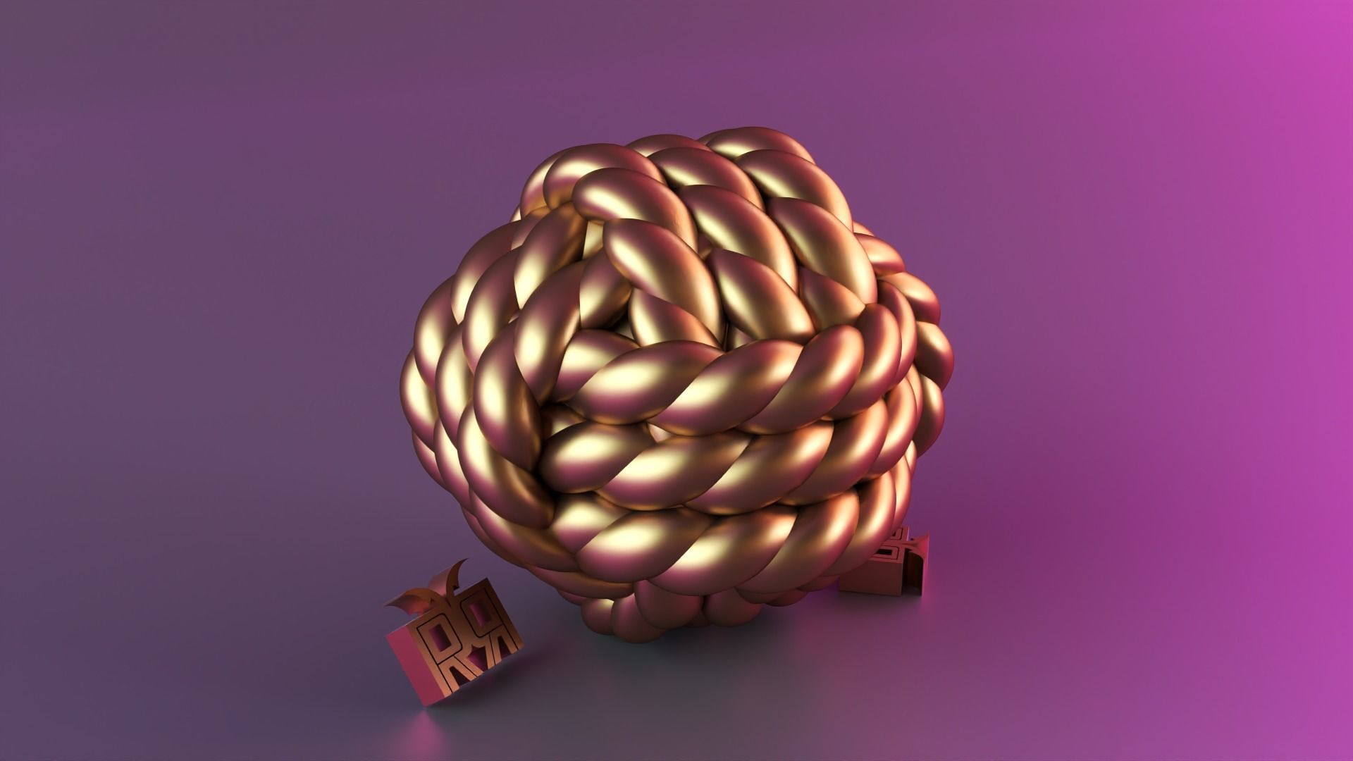 Wool candle 3D print model_1