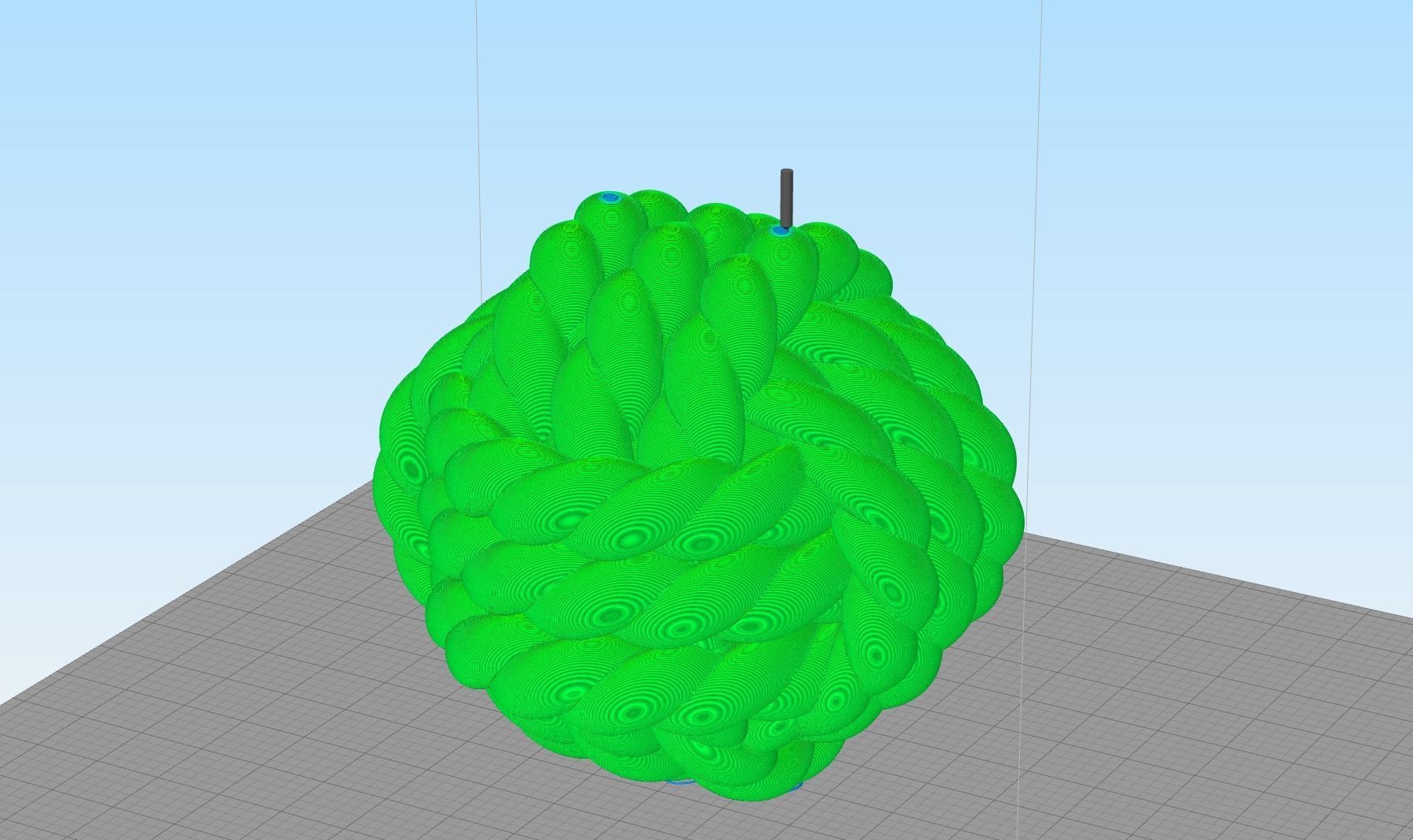 Wool candle 3D print model_8