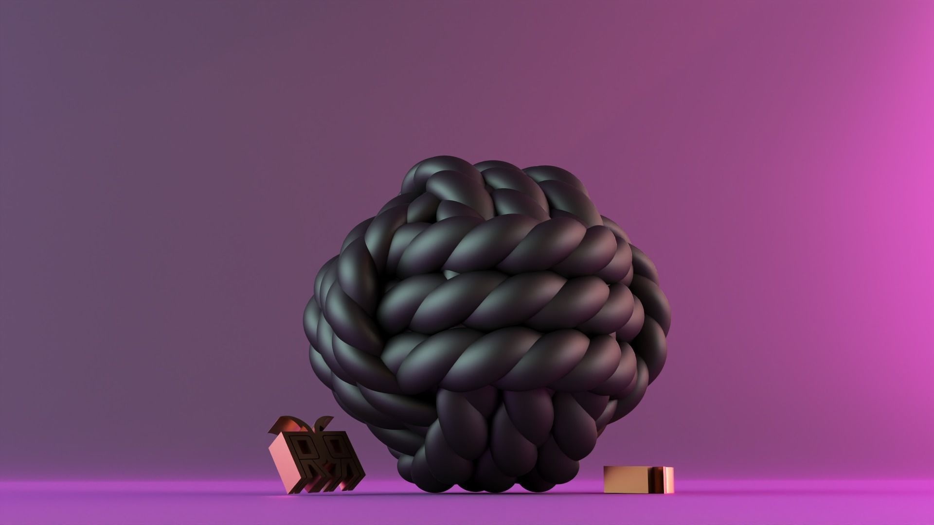 Wool candle 3D print model_5