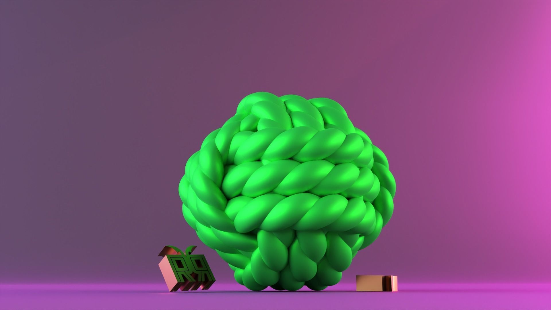 Wool candle 3D print model_7