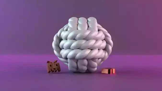 Wool candle 3D print model