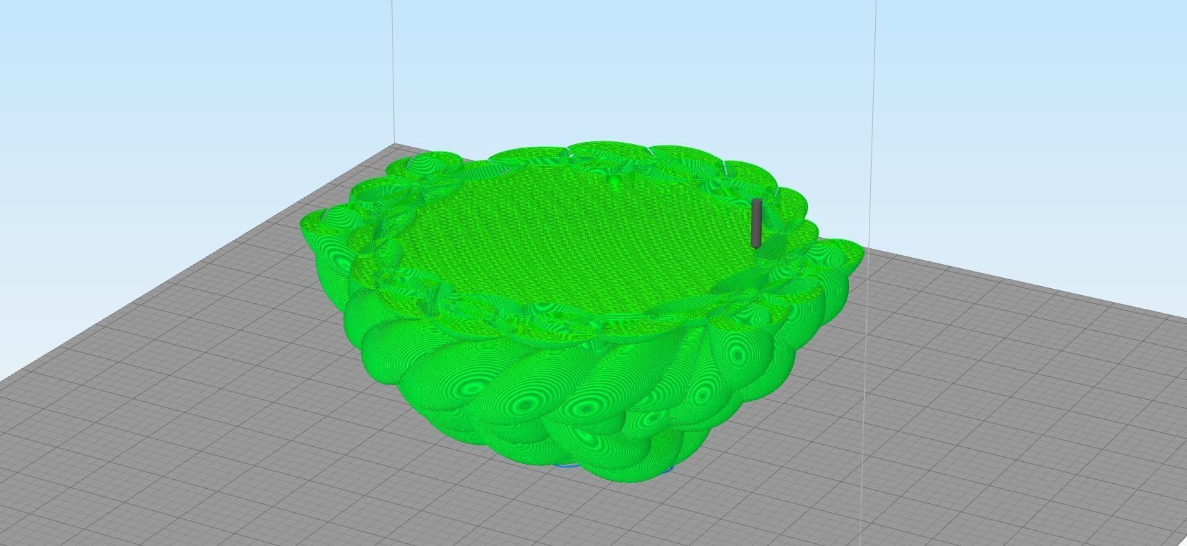 Wool candle 3D print model_6