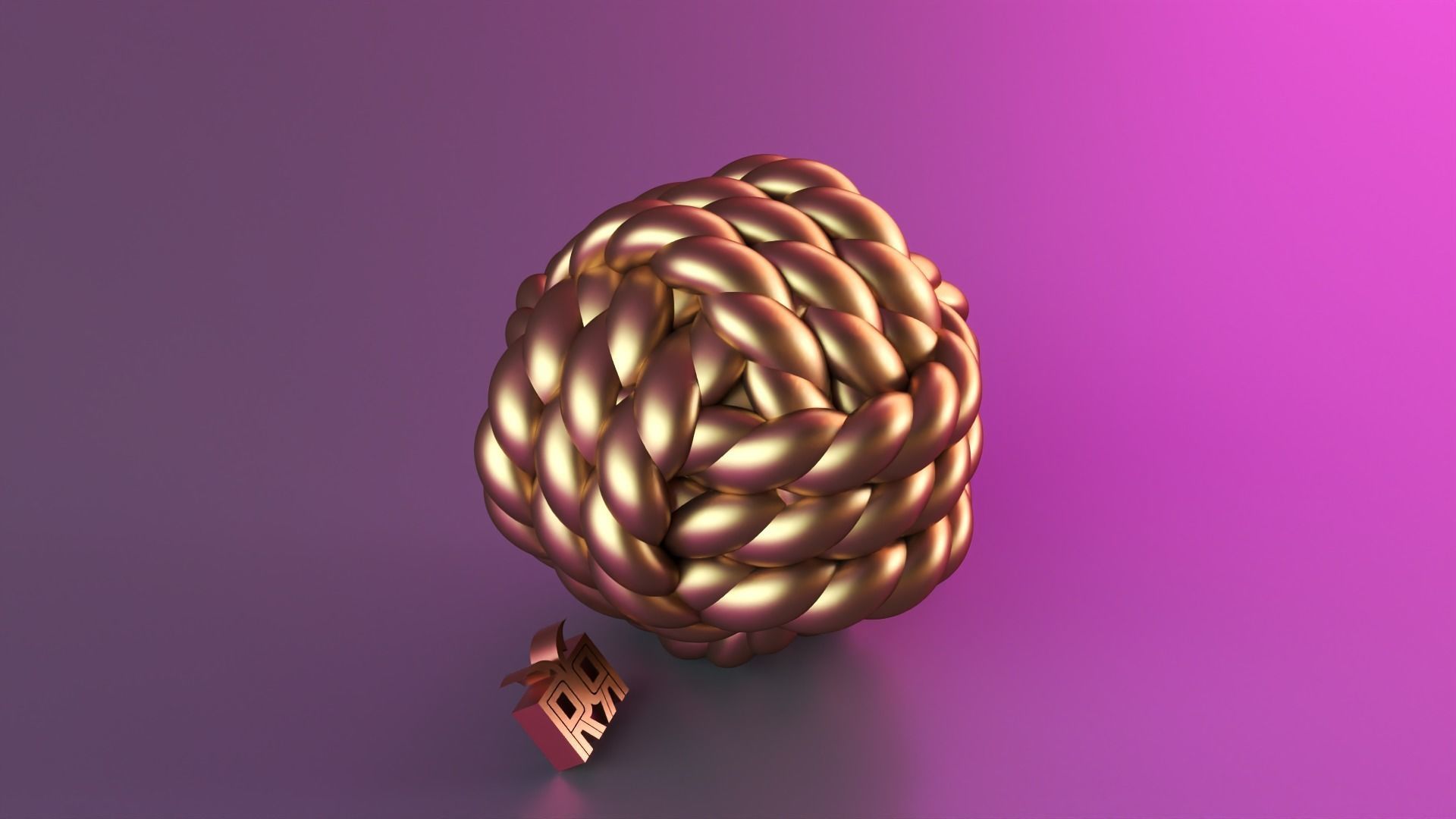 Wool candle 3D print model_2