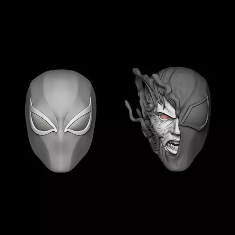 VENOM HEADS 3D model_0