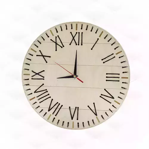 Wall clocks for handmade gift svg dxf design laser cutting