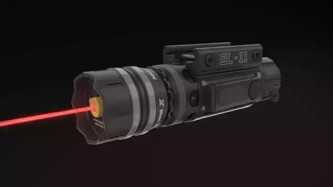 Tactical Laser Sight Type GL-11 3D model