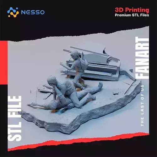 FANART THE LAST OF US- FIGHT 