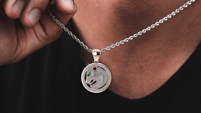 tiger pendant 3D print model