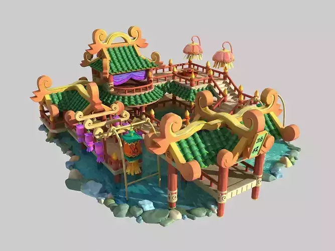 Cartoon Fantasy Architecture