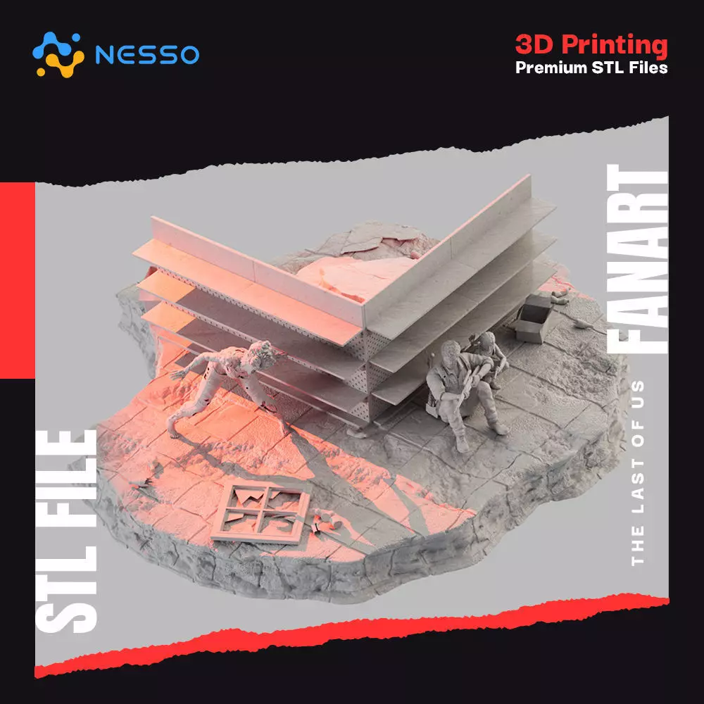 FANART THE LAST OF US- ROOM 3D print model_0