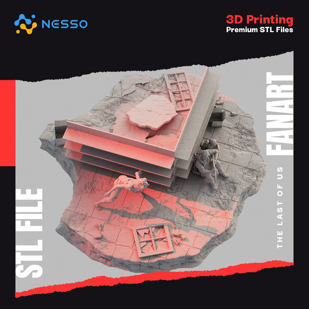 FANART THE LAST OF US- ROOM 3D print model_4