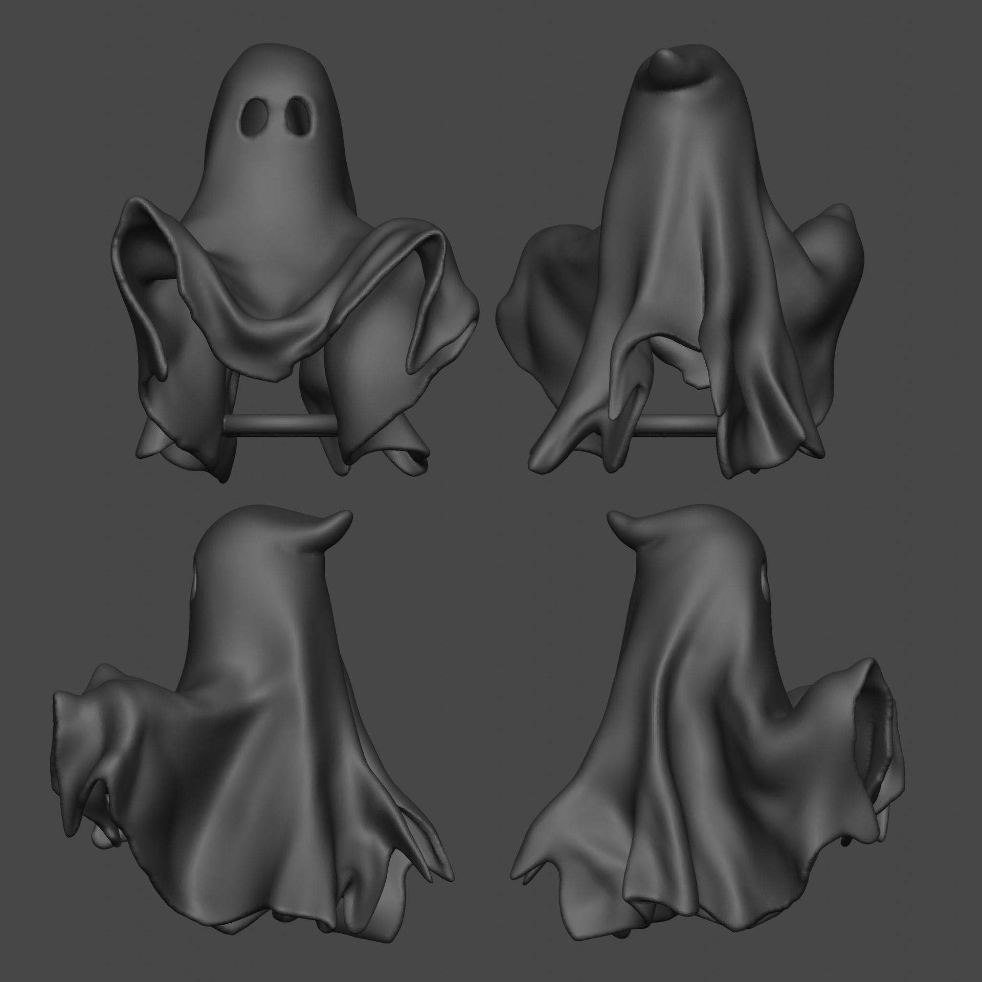 Finger Puppets Collection - Halloween Pack 1 3D print model_16