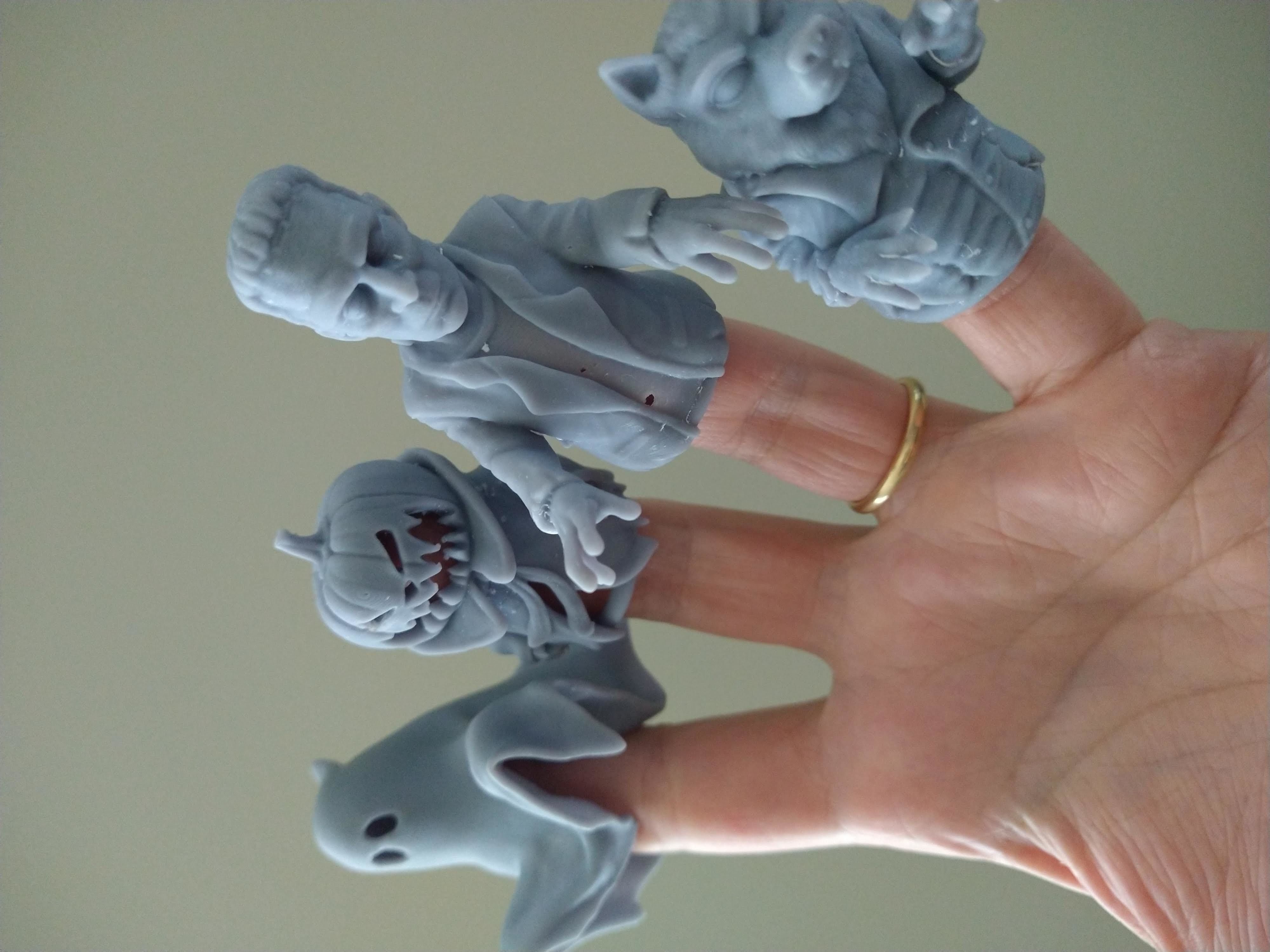 Finger Puppets Collection - Halloween Pack 1 3D print model_4