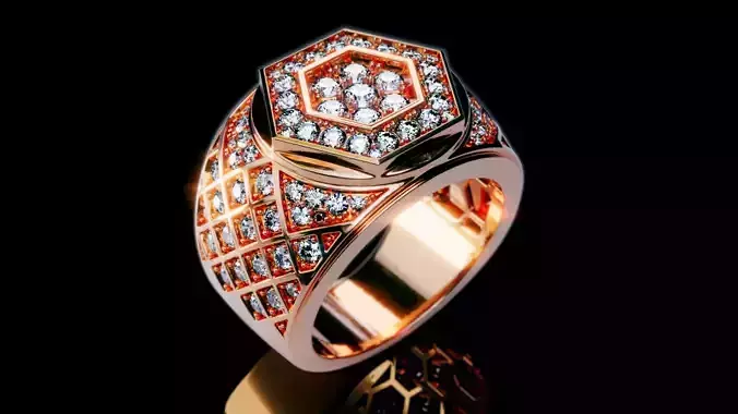 Men Ring 12 3D print model