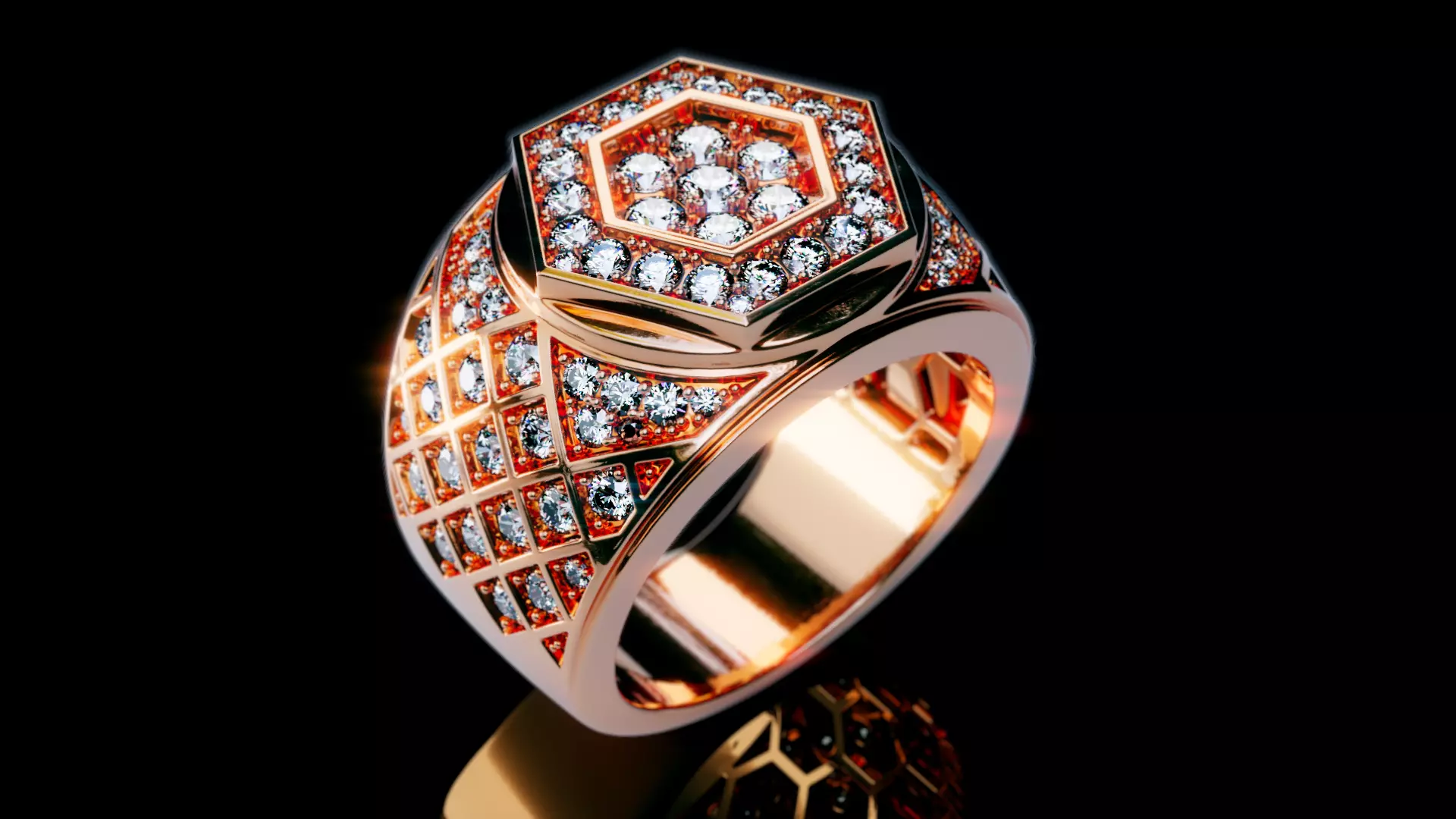 Men Ring 12 3D print model_0