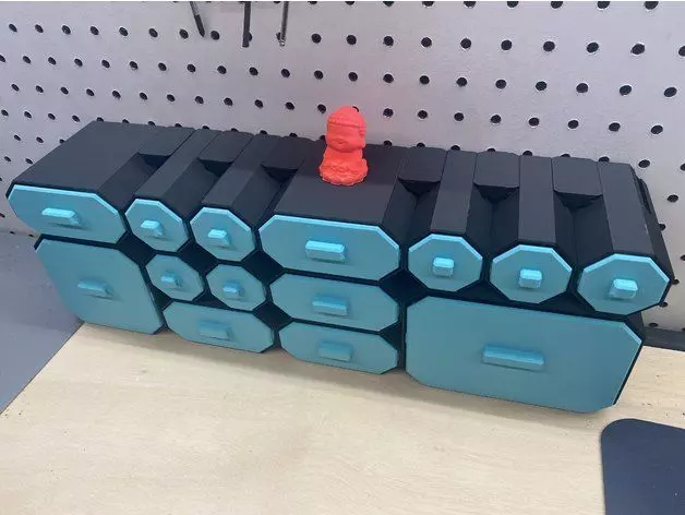 Modular Organizer Box 3D print model_0