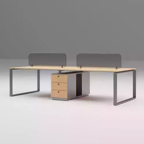 Office IT Department Workstation V1 3D model