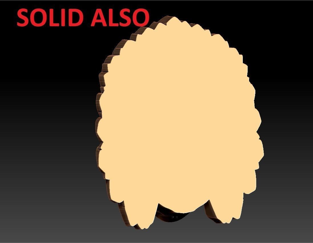 RED INDIAN PENDENT 3D print model_5