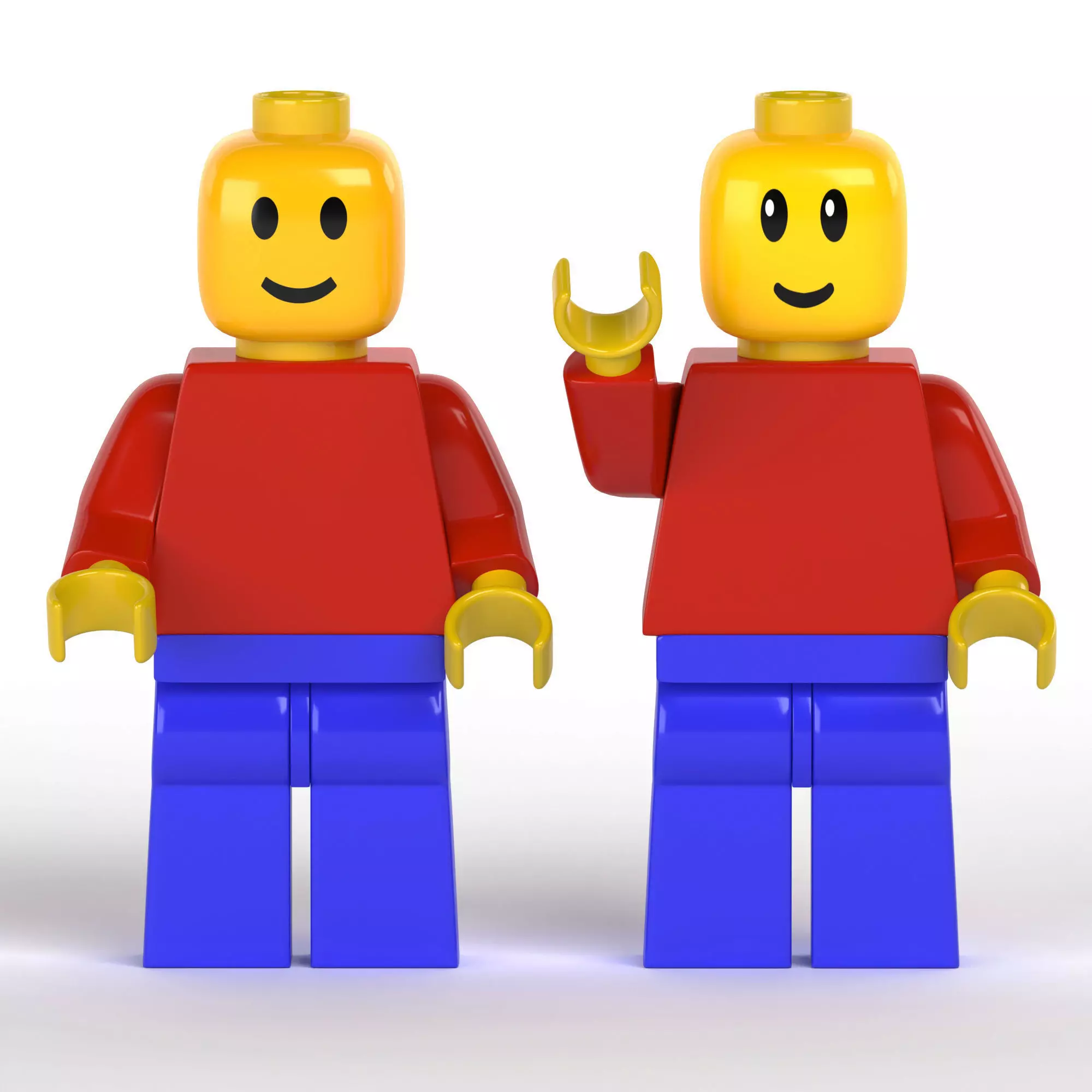 Lego men 3D model_0