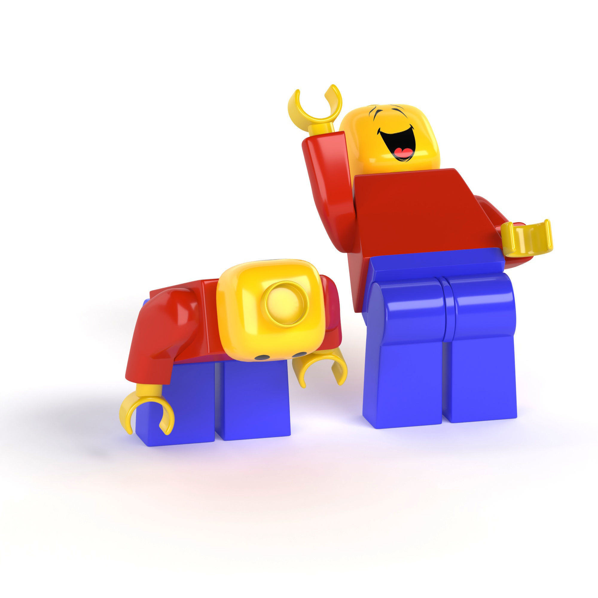 Lego men 3D model_1
