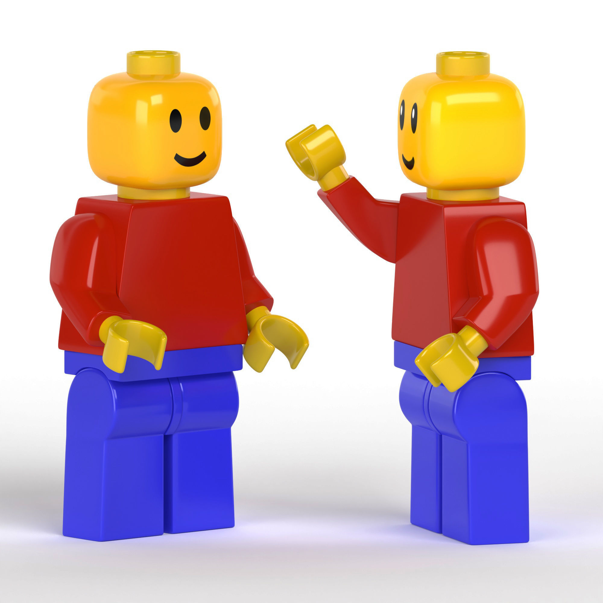 Lego men 3D model_2